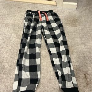 plaid pj pants